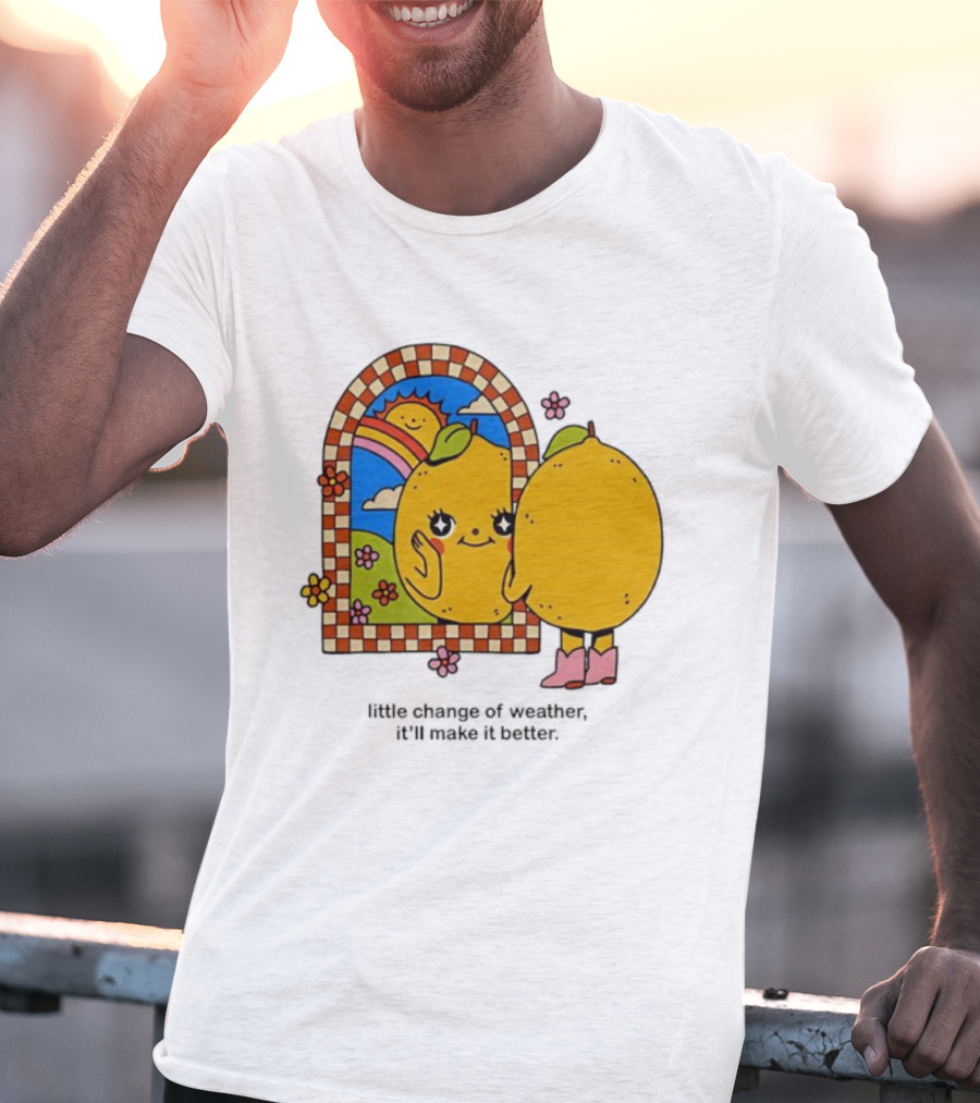 Maren Morris Lemon Little Change Of Weather Sunflower Mirror Boots T-Shirt