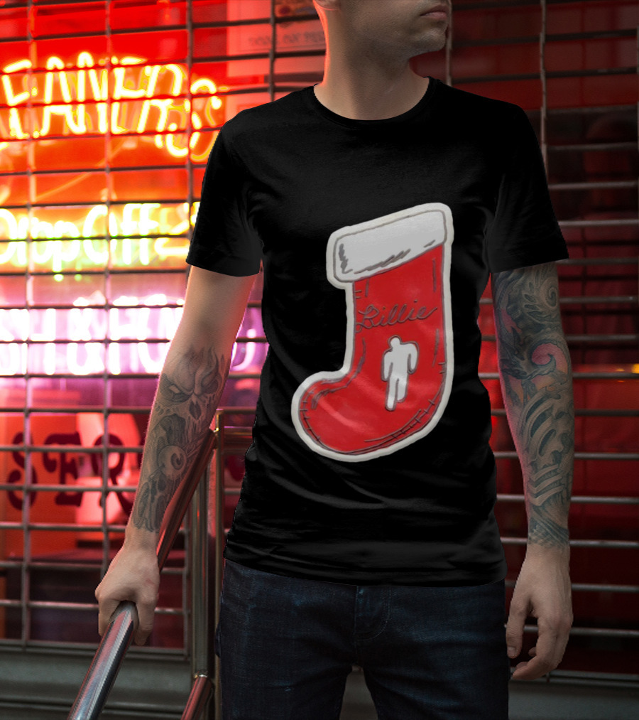 Blohsh Lillie Red Stocking Ornament T-Shirt