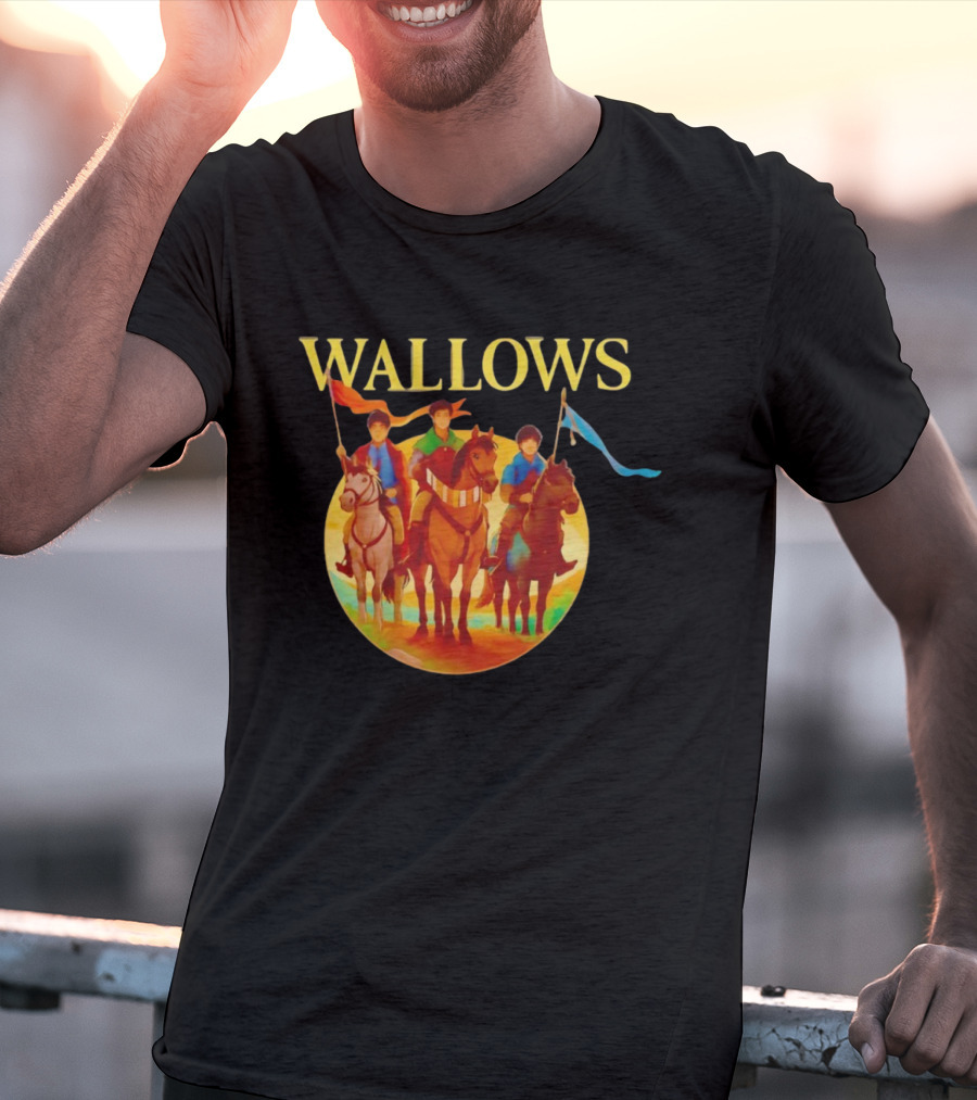 Wallows Band Medieval Horse Riding Scene T-Shirt