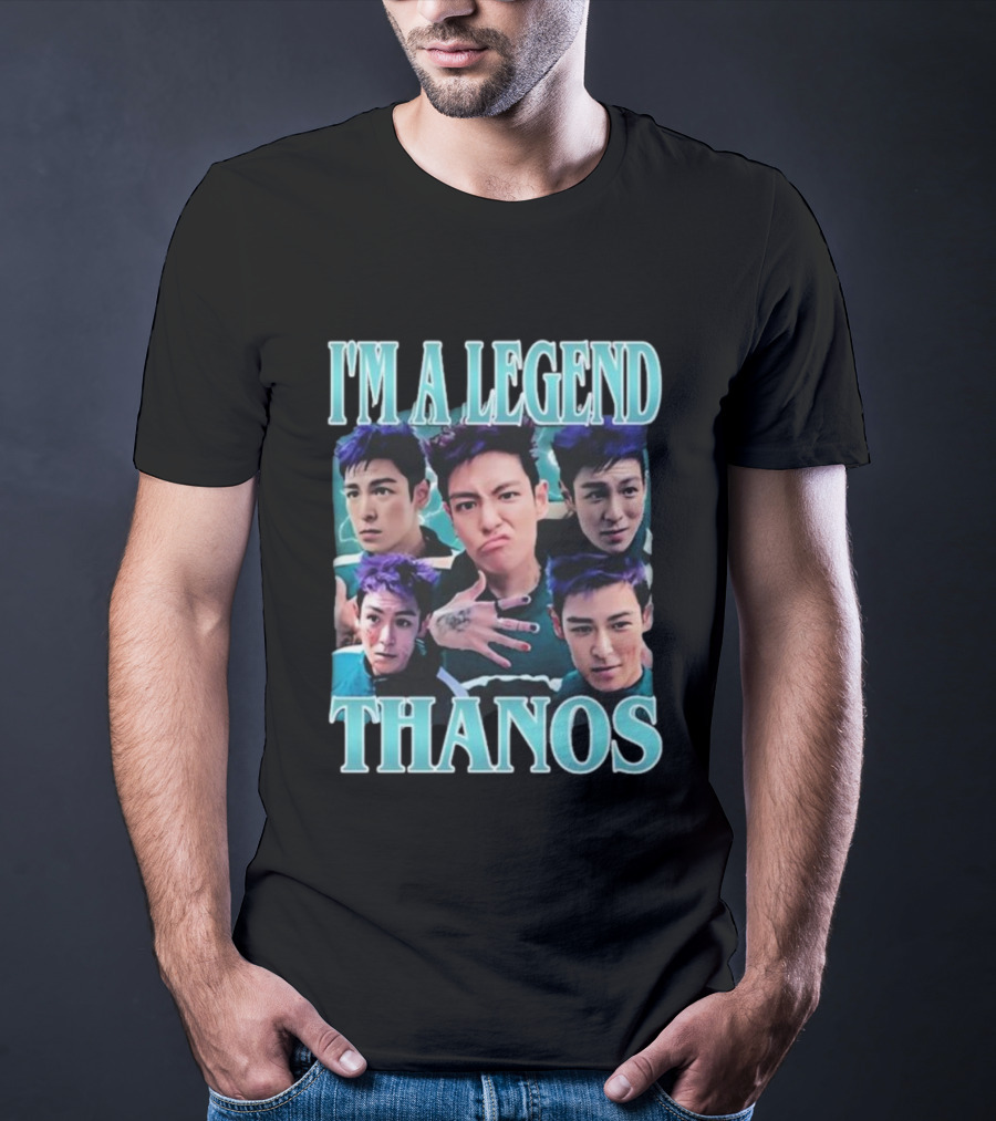I'm A Legend Thanos Squid Game 2 Actor Character Faces T-Shirt