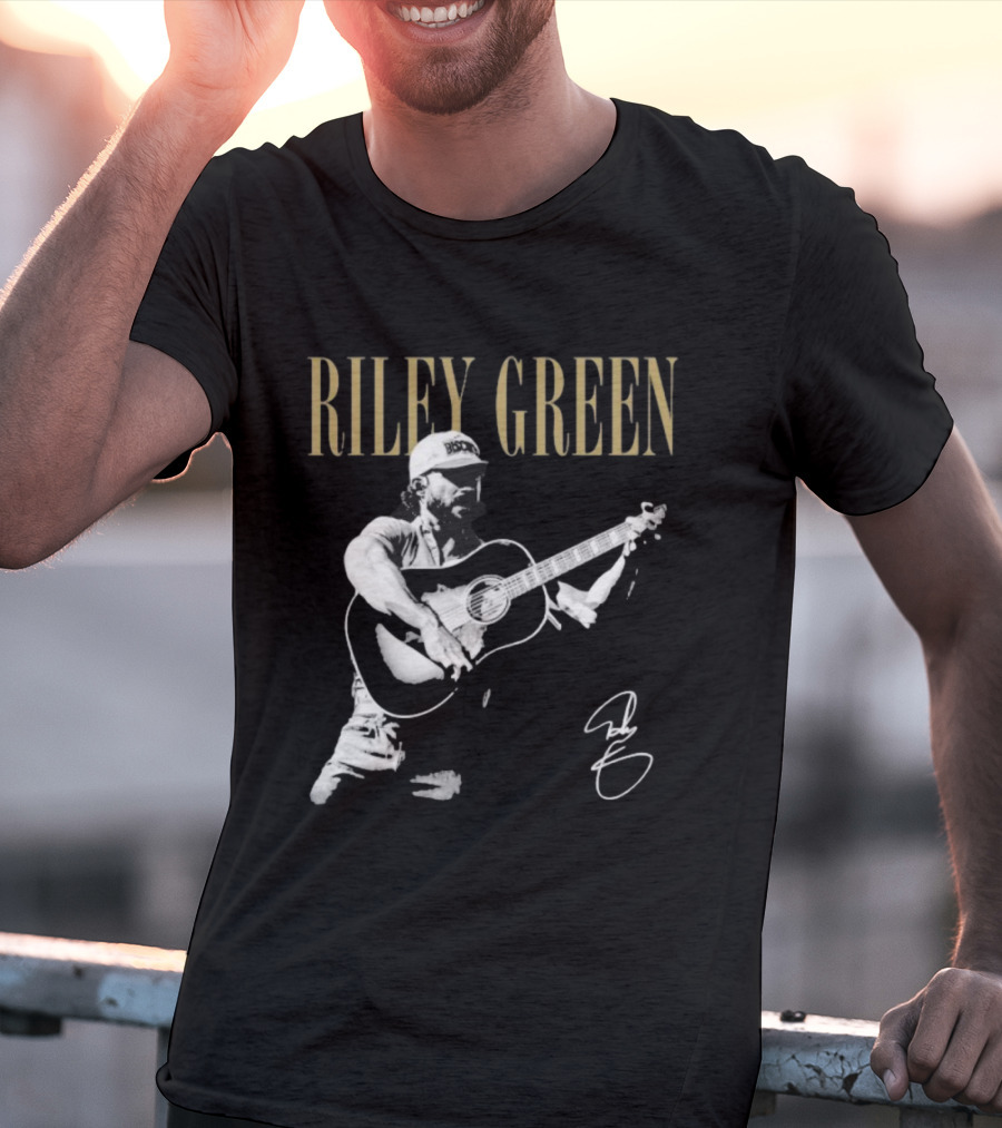 Riley Green Bama Buggies Guitar Signature T-Shirt