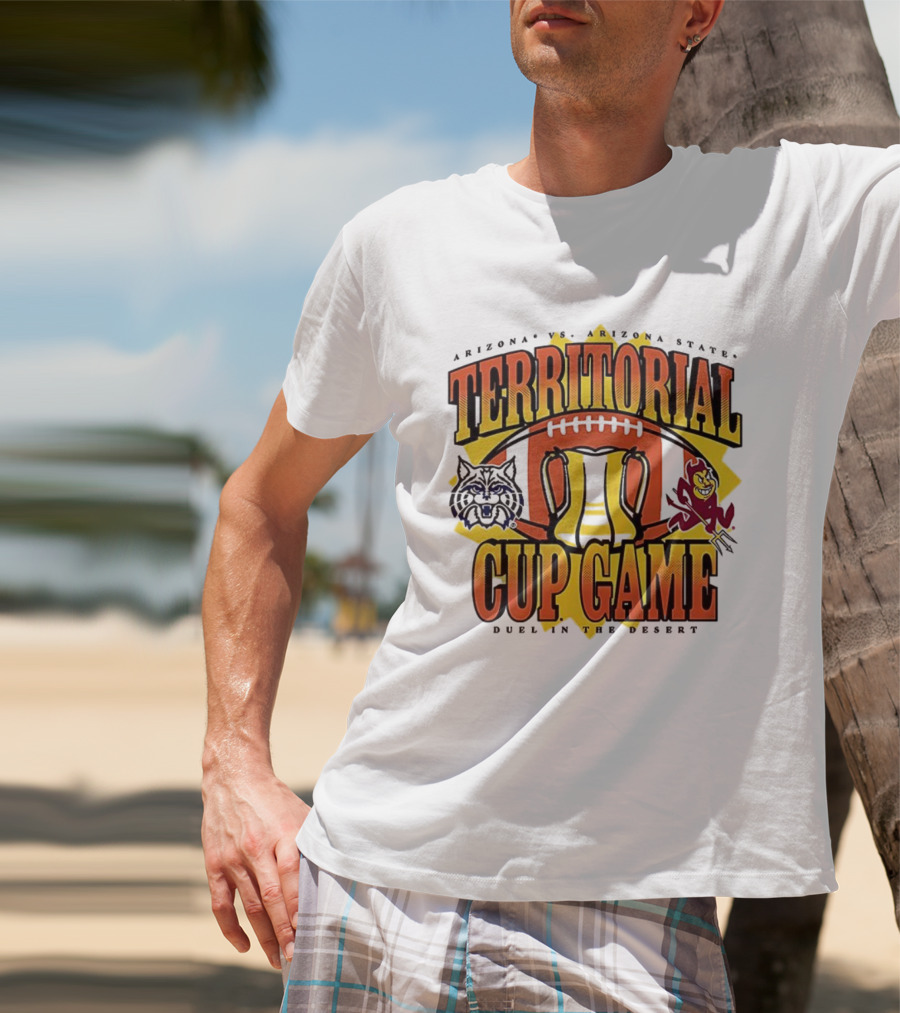 Arizona State Sun Devils Arizona Wildcats Territorial Cup Game Football Showdown T-Shirt