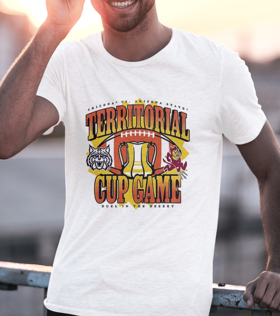 Arizona State Sun Devils Arizona Wildcats Territorial Cup Game Football Showdown T-Shirt