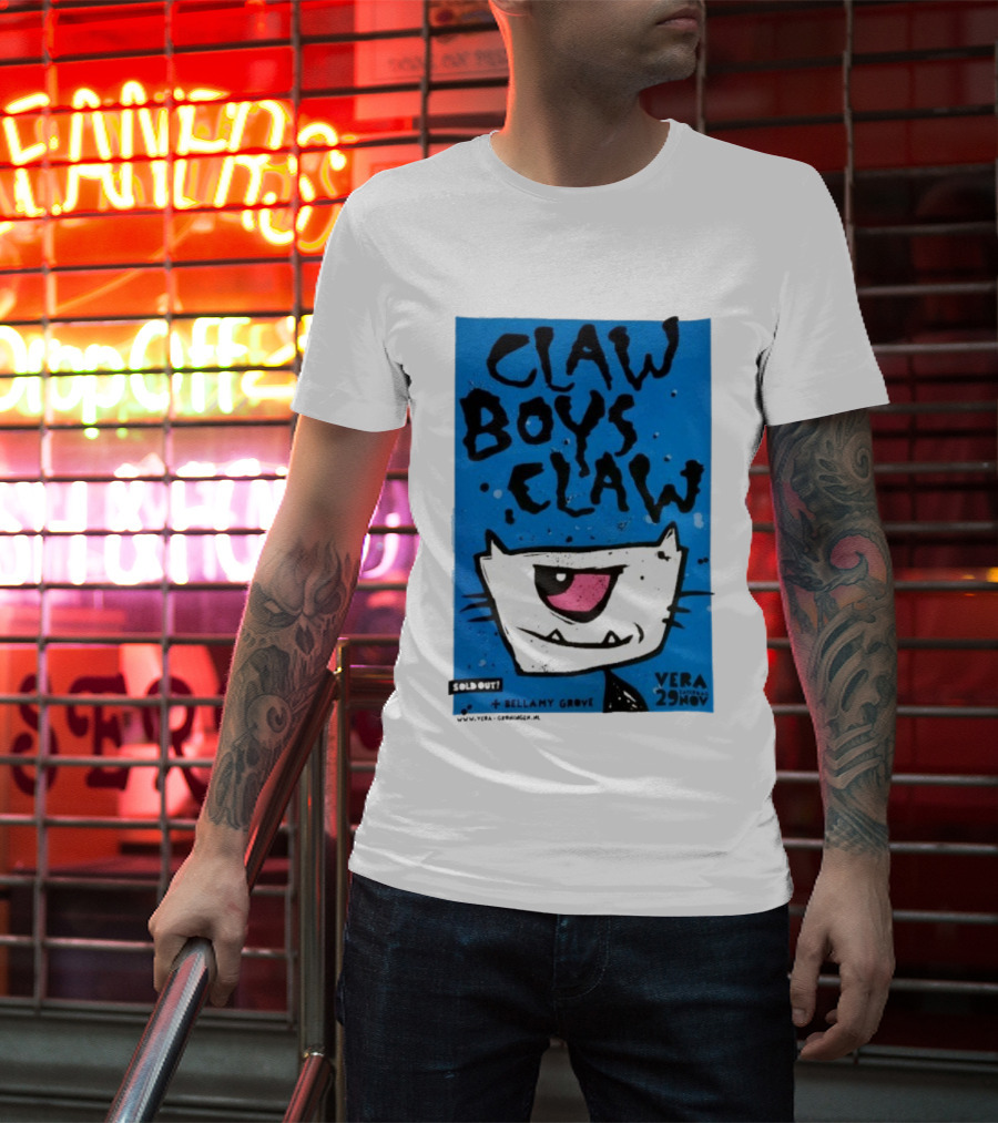 Claw Boys Claw Sold Out Bellamy Grove Vera Groningen 29 November 2025 T-Shirt