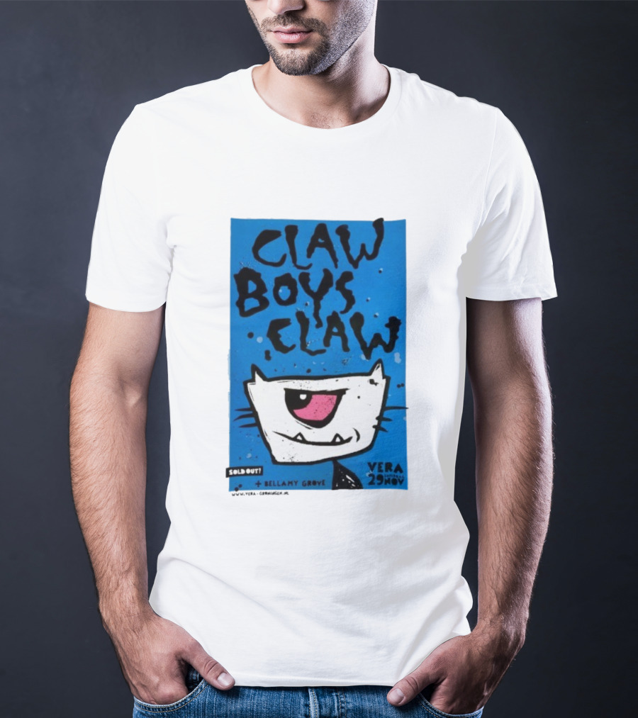 Claw Boys Claw Sold Out Bellamy Grove Vera Groningen 29 November 2025 T-Shirt