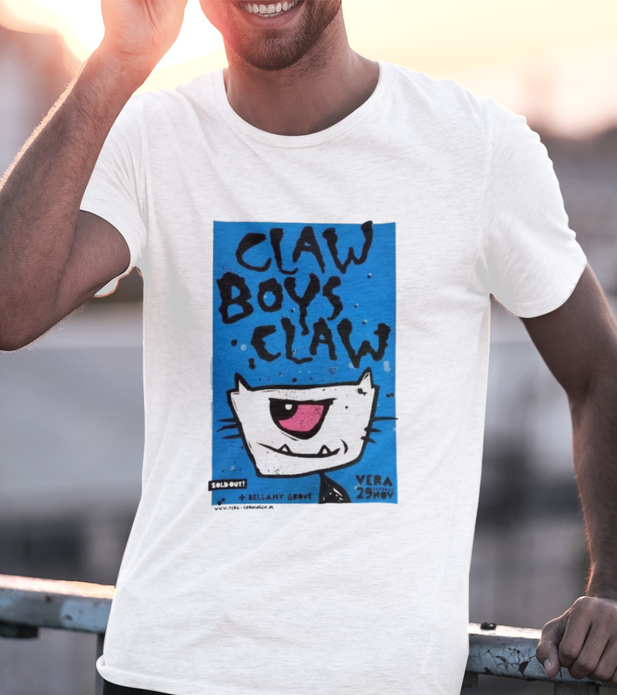 Claw Boys Claw Sold Out Bellamy Grove Vera Groningen 29 November 2025 T-Shirt