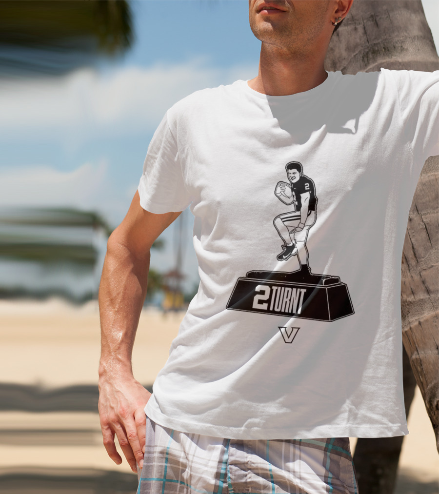 Diego Pavia 2 Turnt Football V T-Shirt