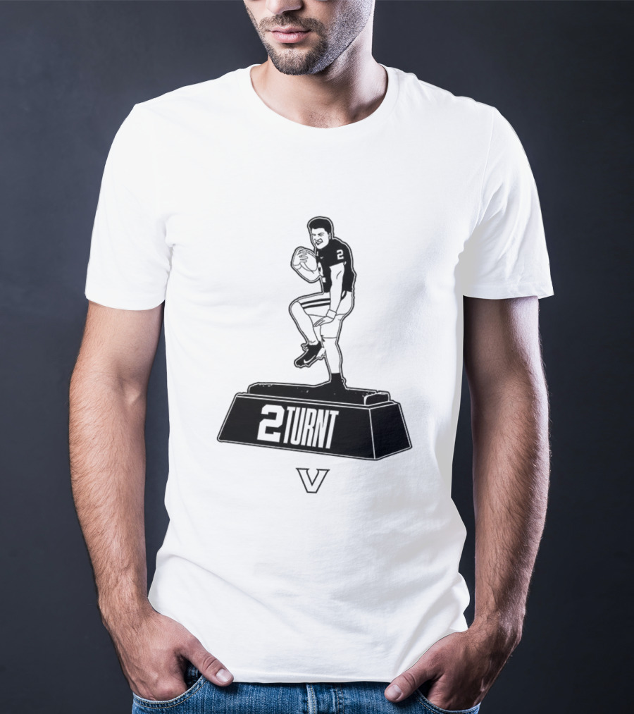 Diego Pavia 2 Turnt Football V T-Shirt