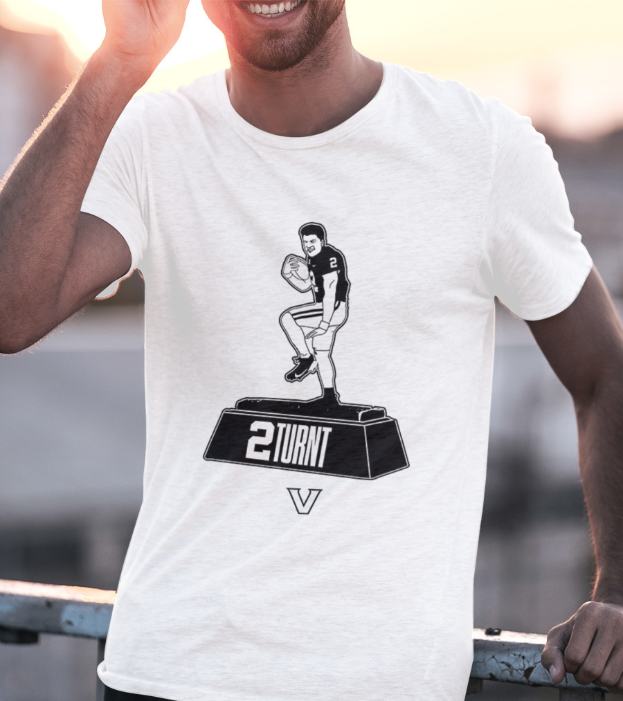 Diego Pavia 2 Turnt Football V T-Shirt