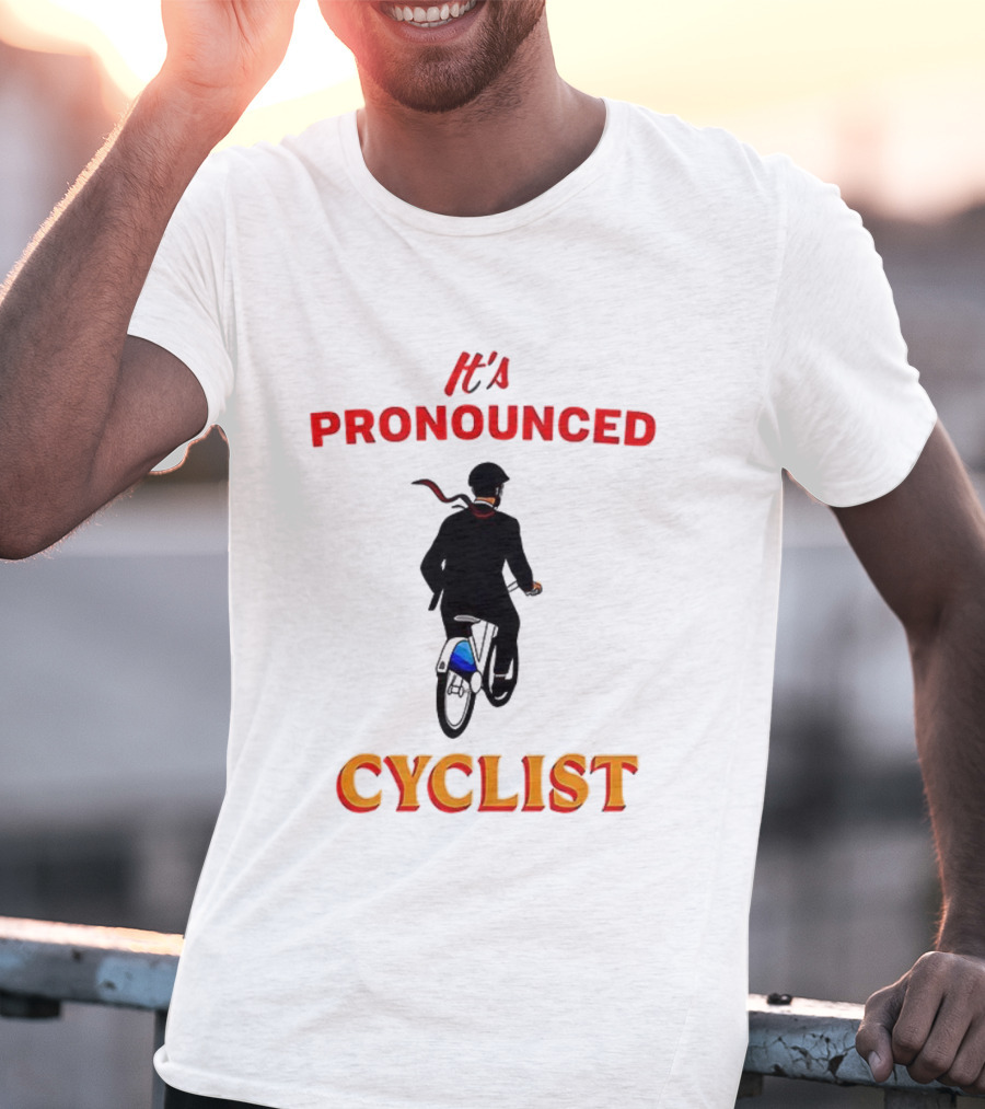 Zohran Mamdani It's Pronounced Cyclist Bicycle Rider Design T-Shirt