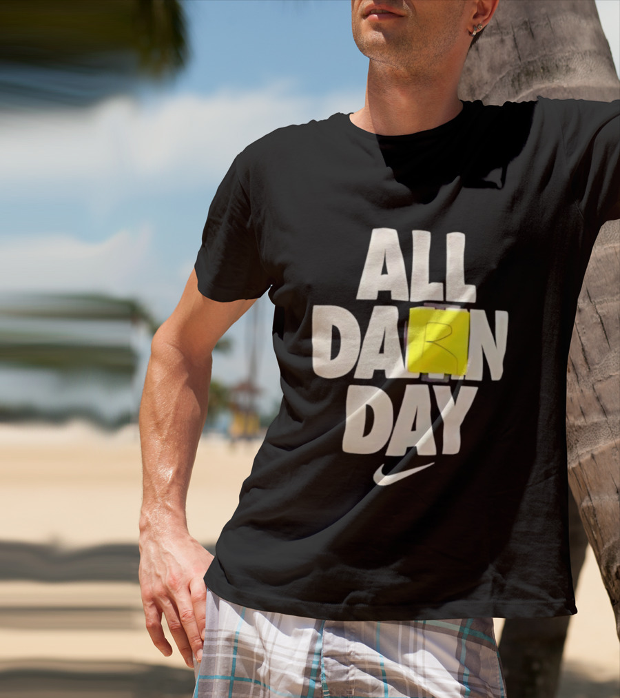 All Darn Day Nike Swoosh R Graphic T-Shirt