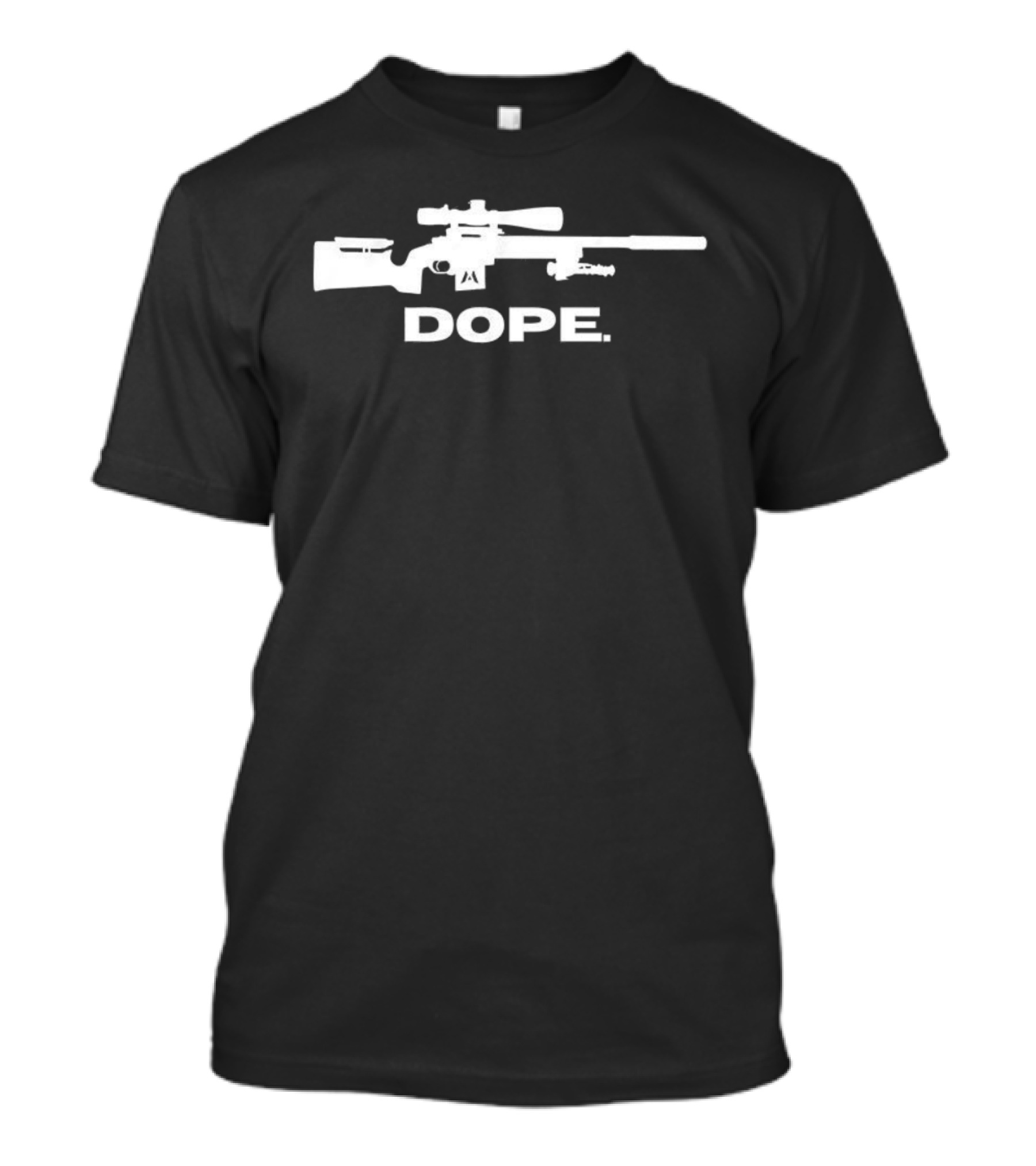 Sniper Rifle Dope Tactical Gun Statement T-Shirt