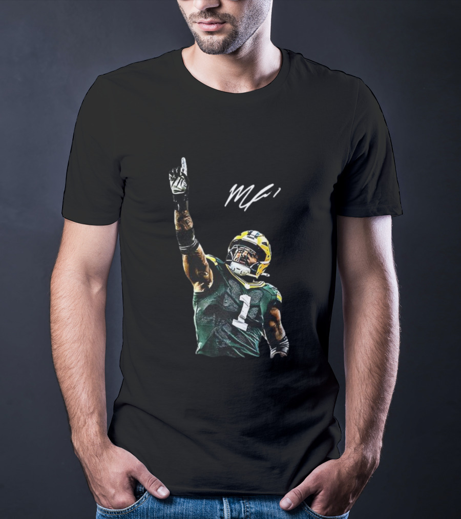 Micah Parsons Green Bay Packers One Up MF Signature T-Shirt
