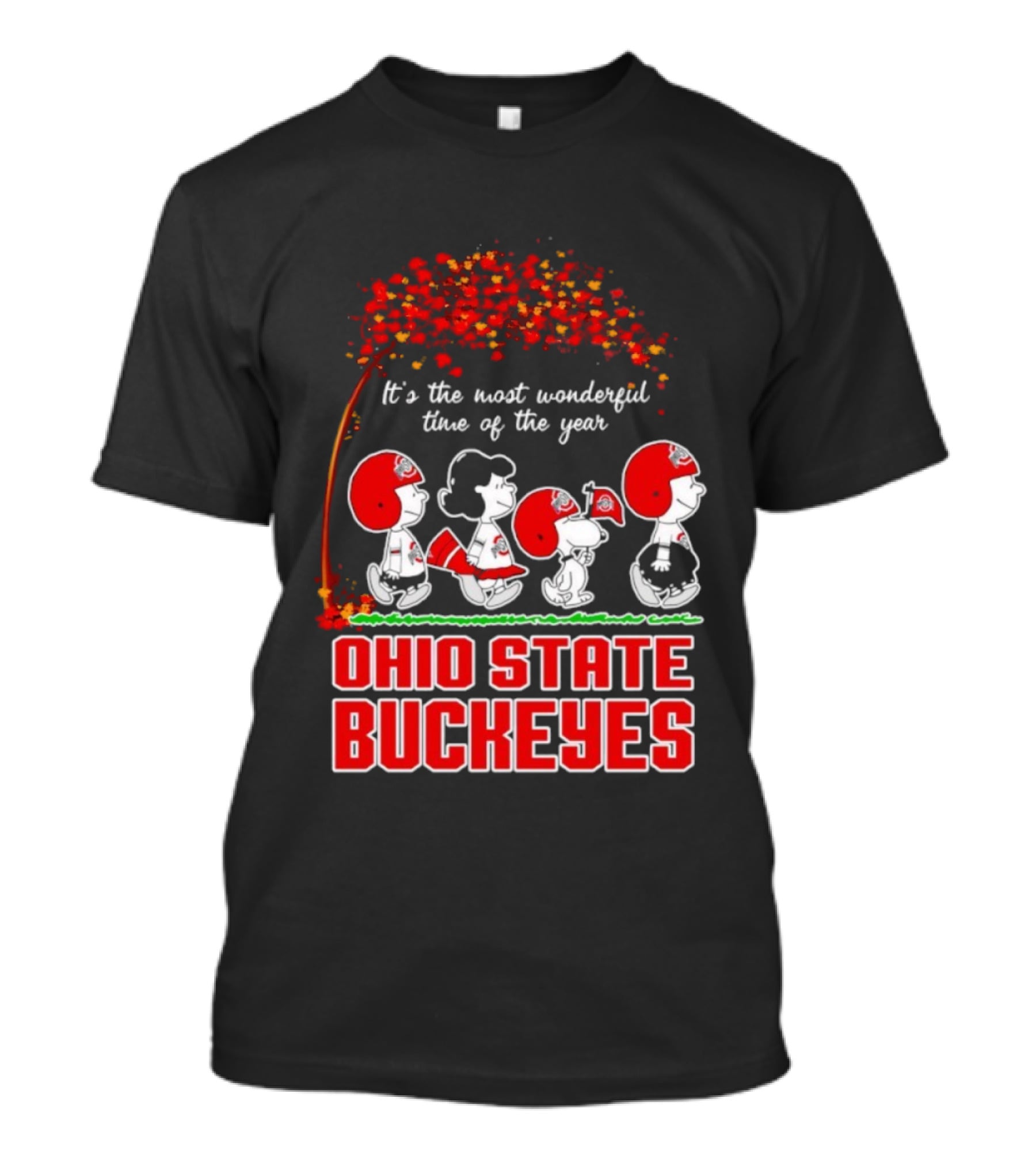 It's The Most Wonderful Time Peanuts Ohio State Buckeyes T-Shirt