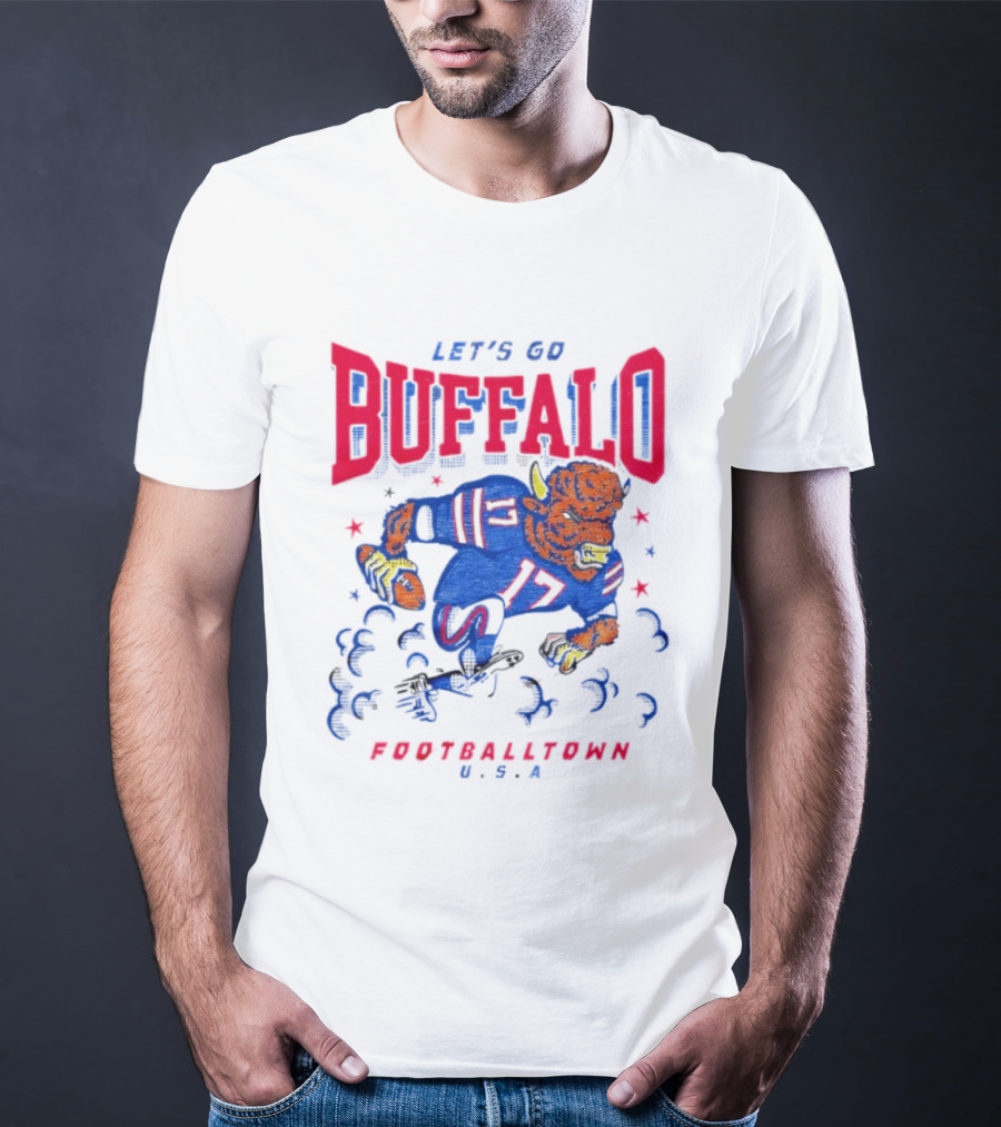 Let's Go Buffalo 17 Footballtown U.S.A. T-Shirt