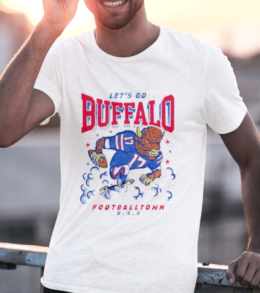 Let's Go Buffalo 17 Footballtown U.S.A. T-Shirt