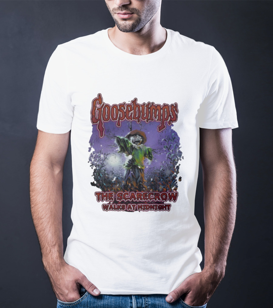 Goosebumps The Scarecrow Walks At Midnight Creepy Horror Collection T-Shirt