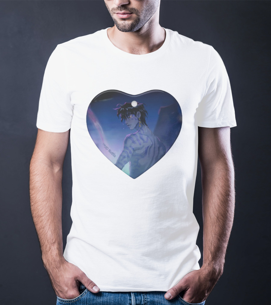 Netflix KPop Demon Hunters Jinu Ornament Anime Character Portrait T-Shirt