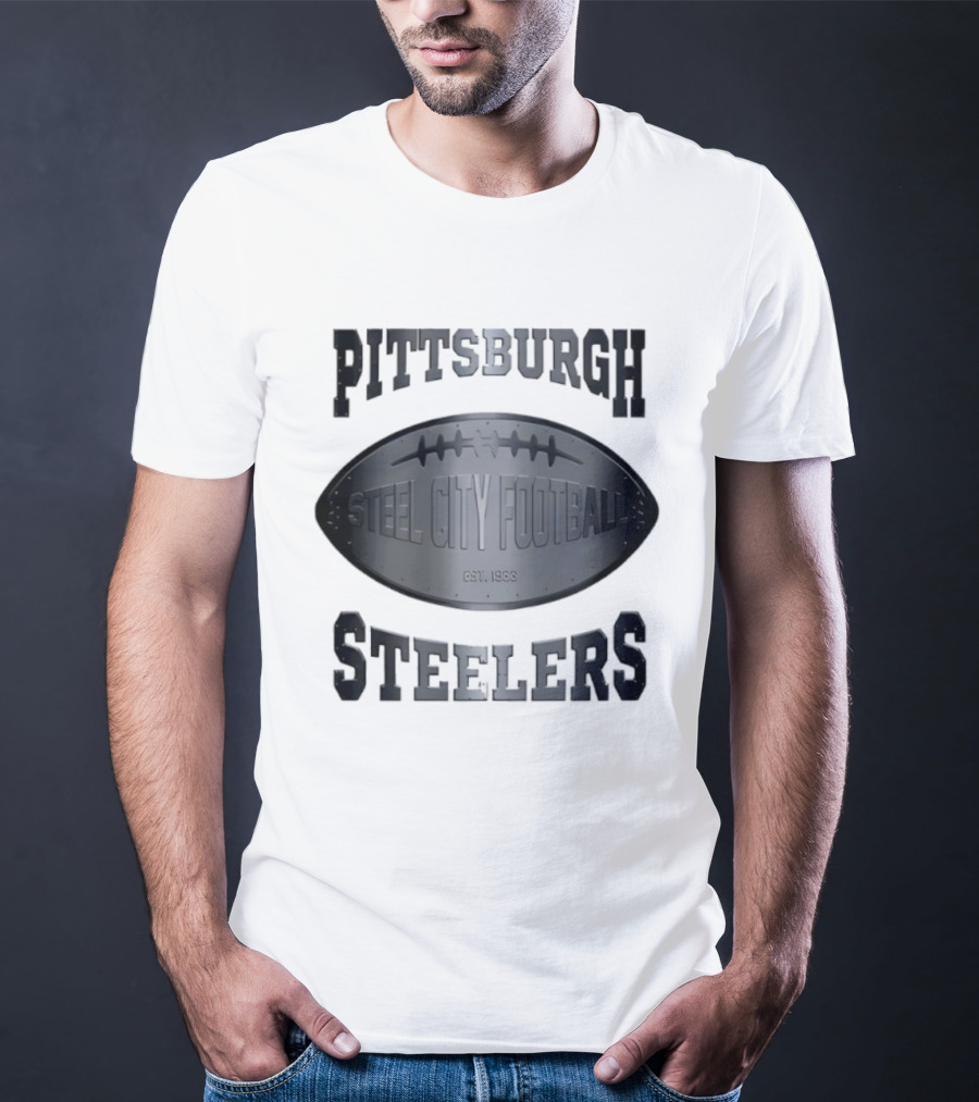 Pittsburgh Steelers Steel City Football Est. 1933 T-Shirt