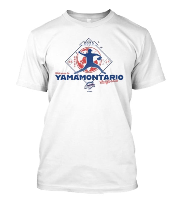 Welcome To Yamamontario California 2025 US JP Baseball Silhouette T-Shirt