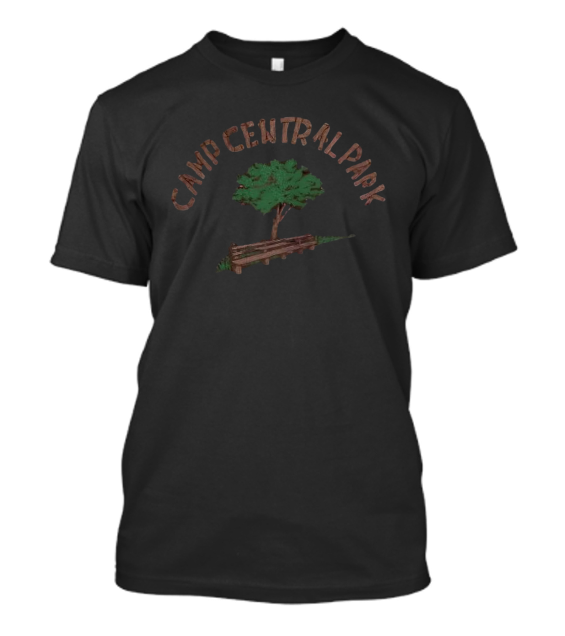 Camp Central Park 1981 Tree Bench Nostalgia T-Shirt