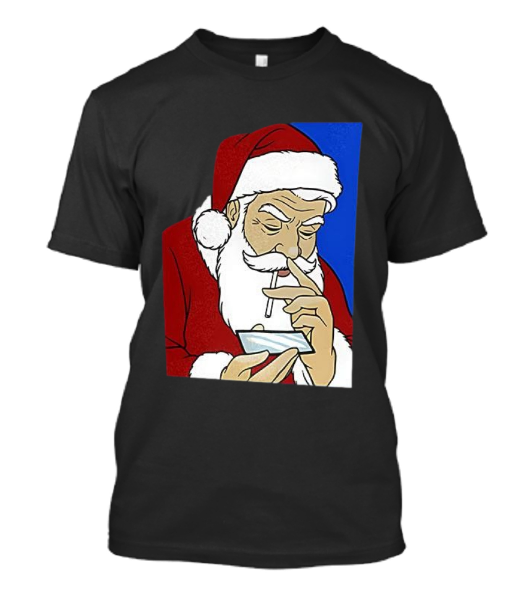 Coke Santa Naughty List Christmas Meme T-Shirt