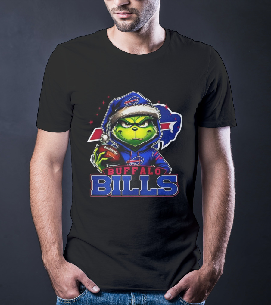 Grinch Buffalo Bills NFL Christmas Fan Favorite Holiday Edition T-Shirt