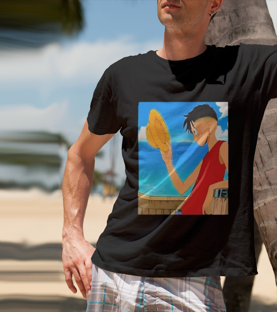 Monkey D Luffy Unique Haircut Straw Hat Pirate Style T-Shirt