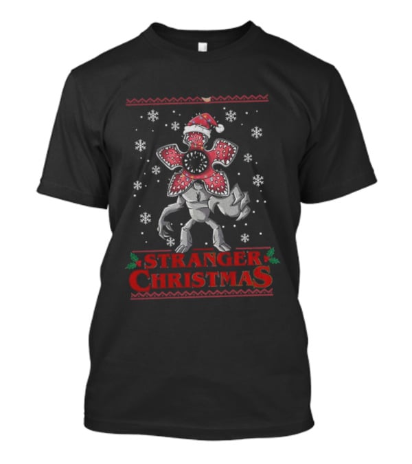 Stranger Christmas Monster From Upside Down Ugly Christmas Family T-Shirt