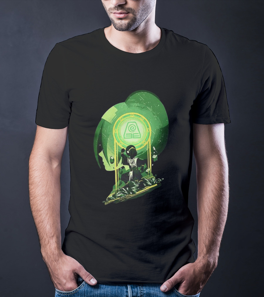 Toph Earthbending Avatar The Last Airbender Earth Kingdom Symbol T-Shirt