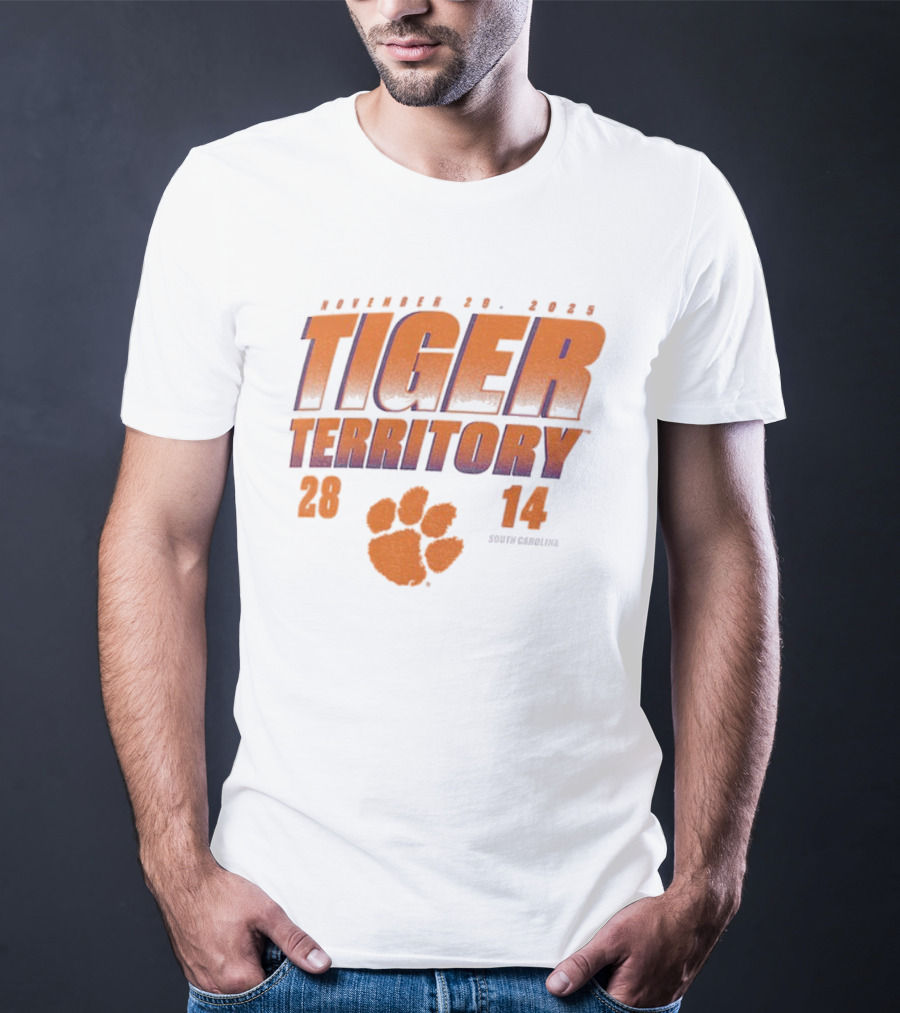 Clemson Tiger Territory South Carolina 28-14 December 29 Rivalry Showdown T-Shirt