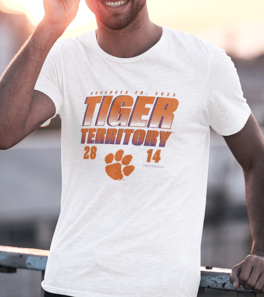 Clemson Tiger Territory South Carolina 28-14 December 29 Rivalry Showdown T-Shirt