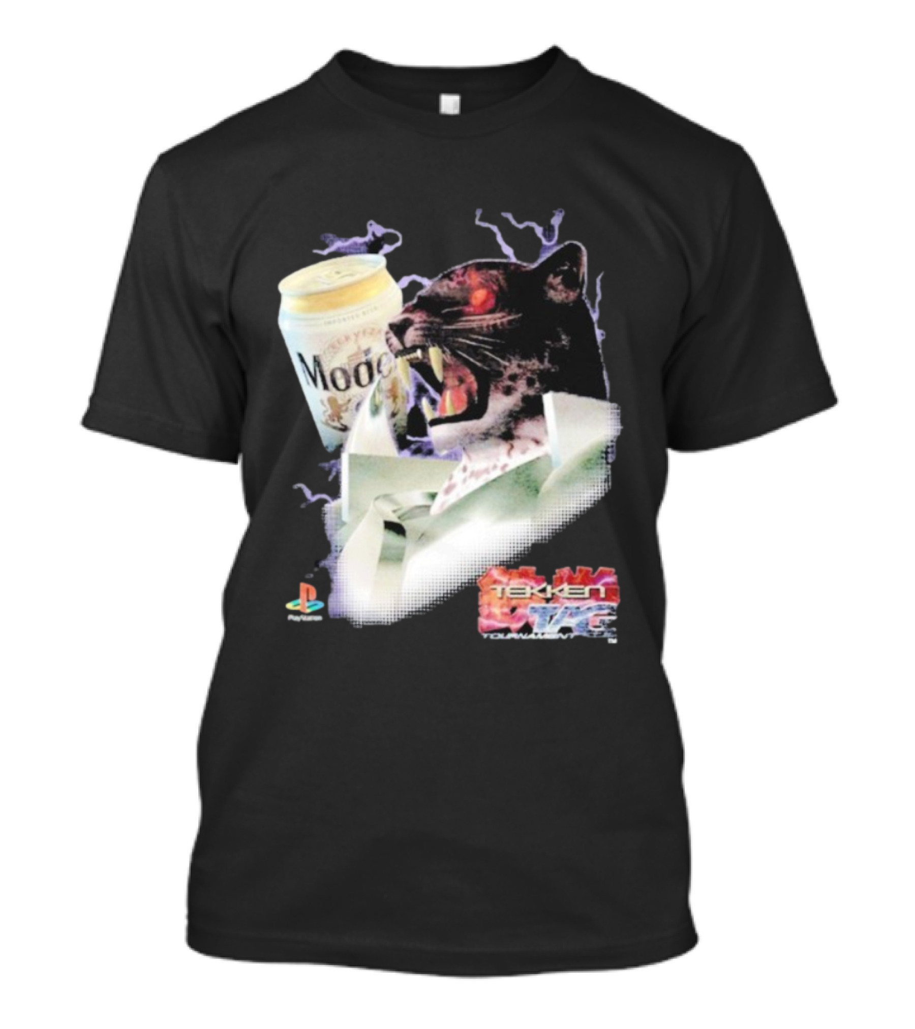 Tekken TAG Tournament Armor King X Modelo 2000 Mamono World PlayStation T-Shirt