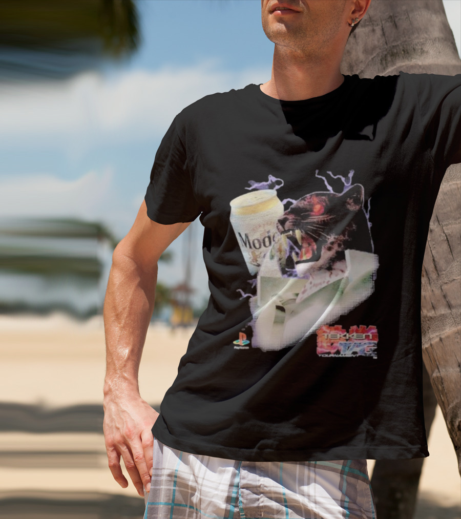 Tekken TAG Tournament Armor King X Modelo 2000 Mamono World PlayStation T-Shirt