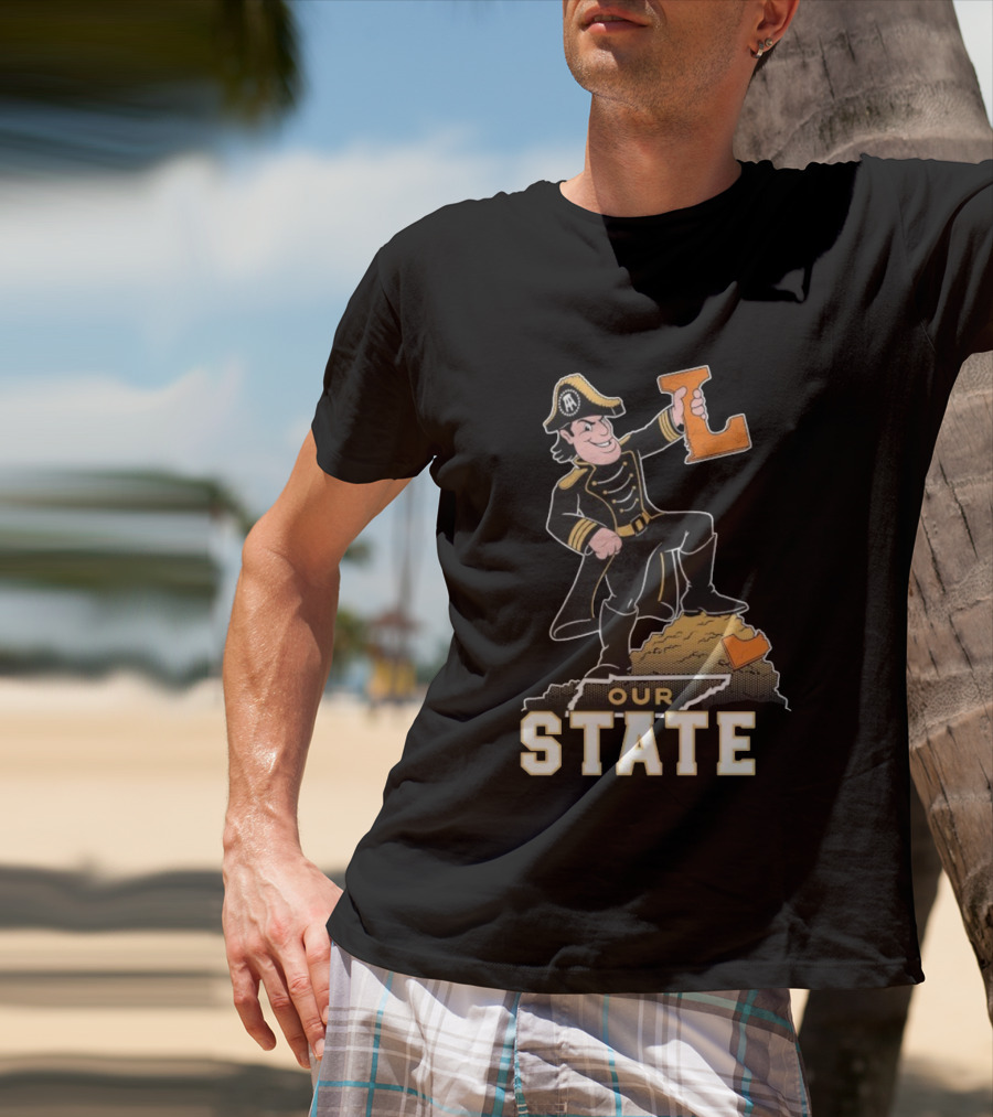 Vanderbilt Commodores Mascot Holding L Our State T-Shirt