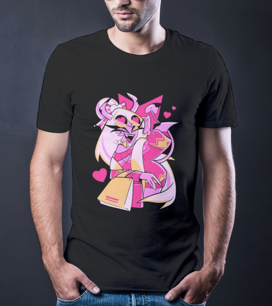 Verosika Hellaverse Cozy Winter Hazbin Hotel Character Art T-Shirt