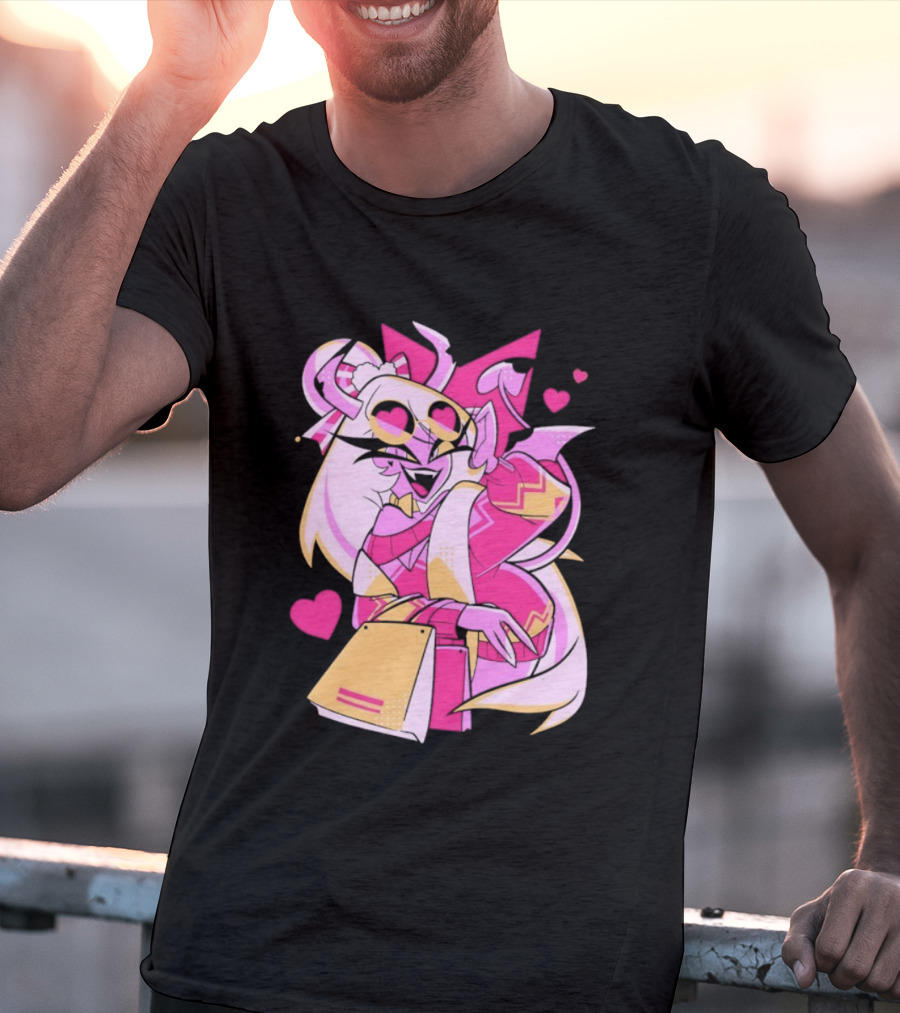 Verosika Hellaverse Cozy Winter Hazbin Hotel Character Art T-Shirt