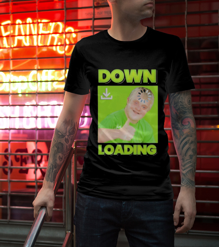 DOWN LOADING Thumb Up Icon Loading Symbol T-Shirt