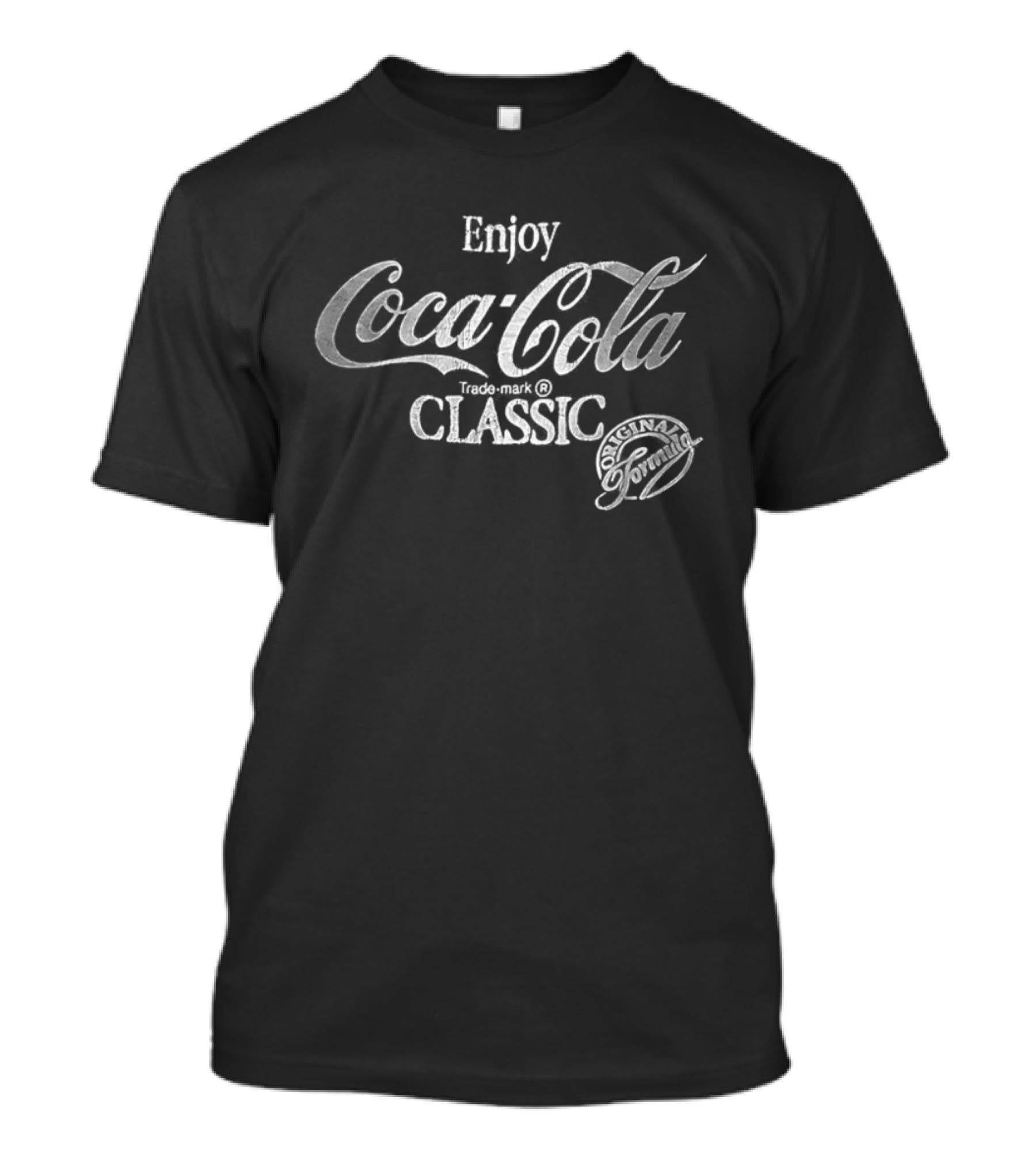 Enjoy Coca-Cola Classic Script Vintage Style T-Shirt