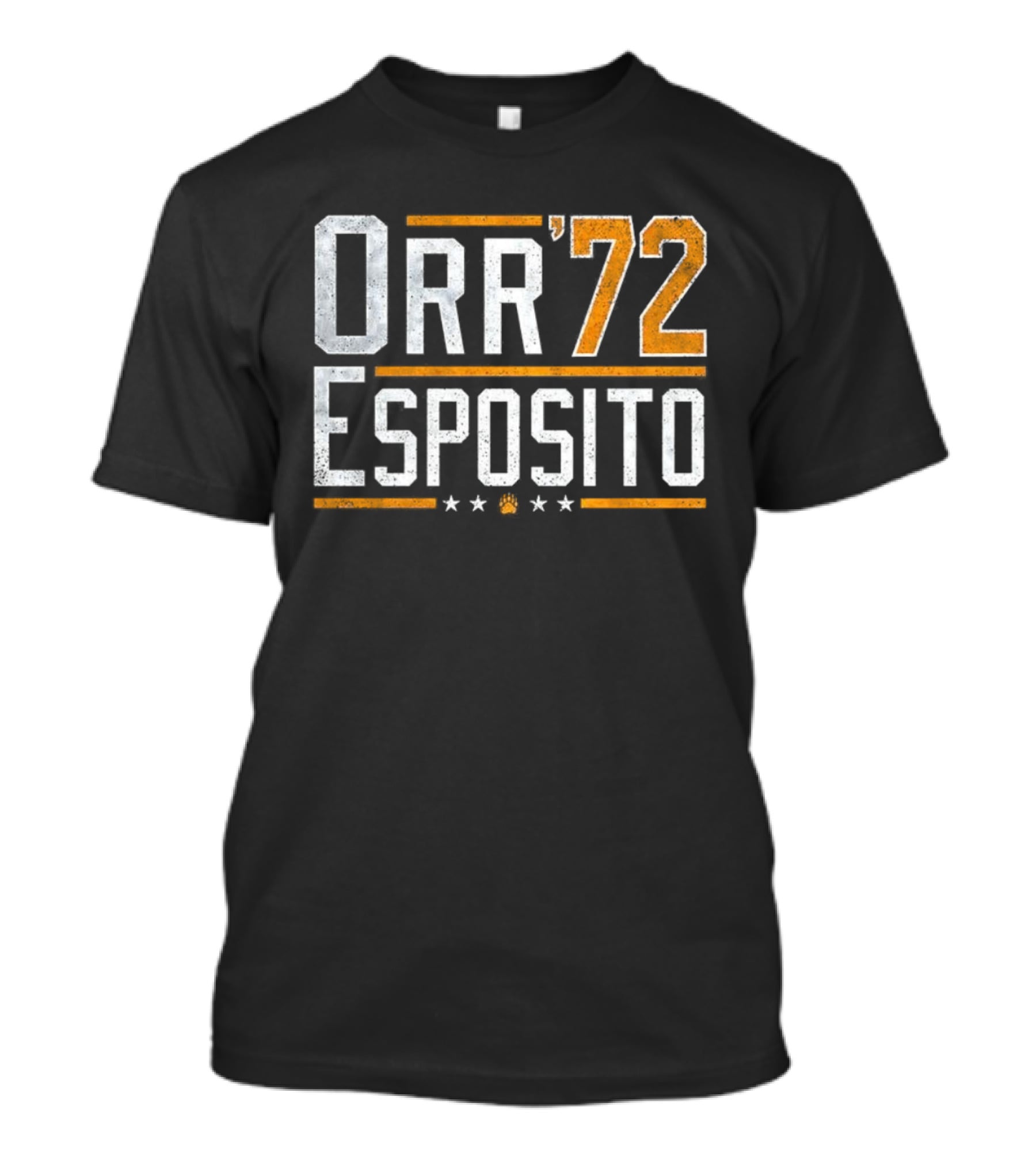 Orr '72 Esposito Retro Sports Fan Tribute T-Shirt