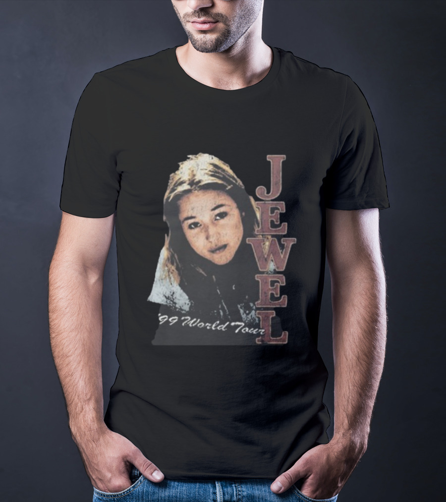 Jewel 99 World Tour Vintage Style Retro Portrait T-Shirt