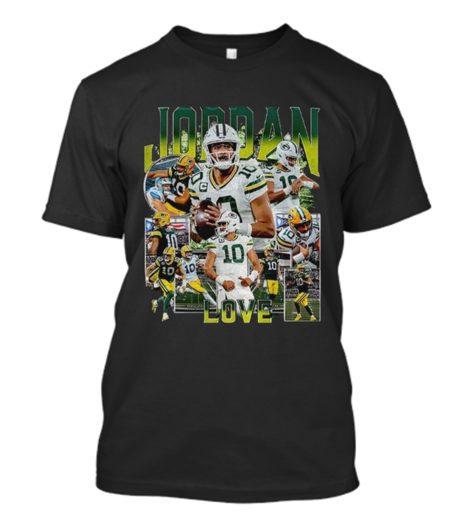 Jordan Love Green Bay Packers NFL Quarterback Highlights T-Shirt