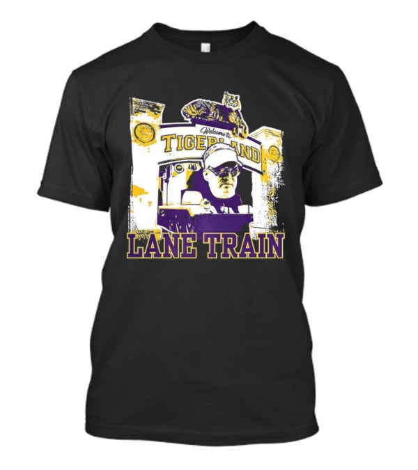 LSU Vs Ole Miss Tigerland Lane Train Entrance Matchup T-Shirt