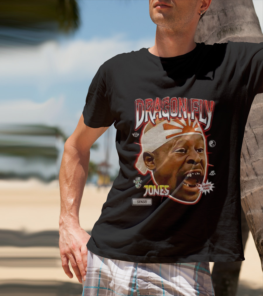 Martin Lawrence Dragon Fly Jones Big Head Silencio Punk Sensei T-Shirt