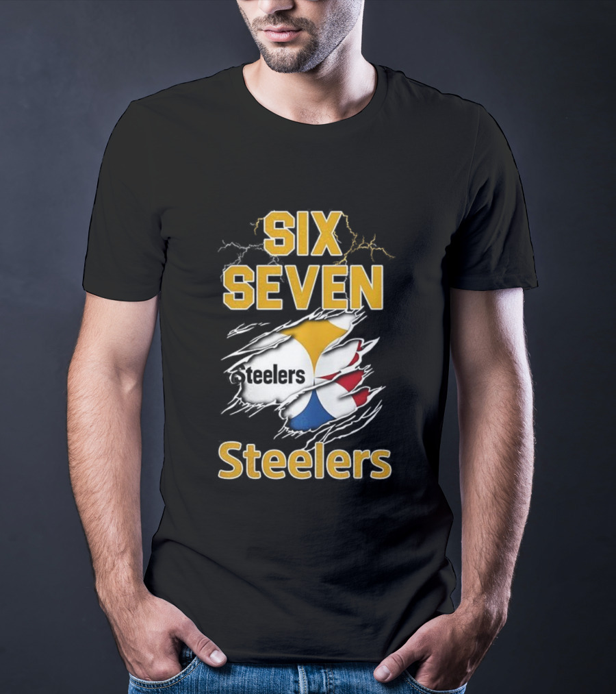 Pittsburgh Steelers Six Seven Steelers Football T-Shirt