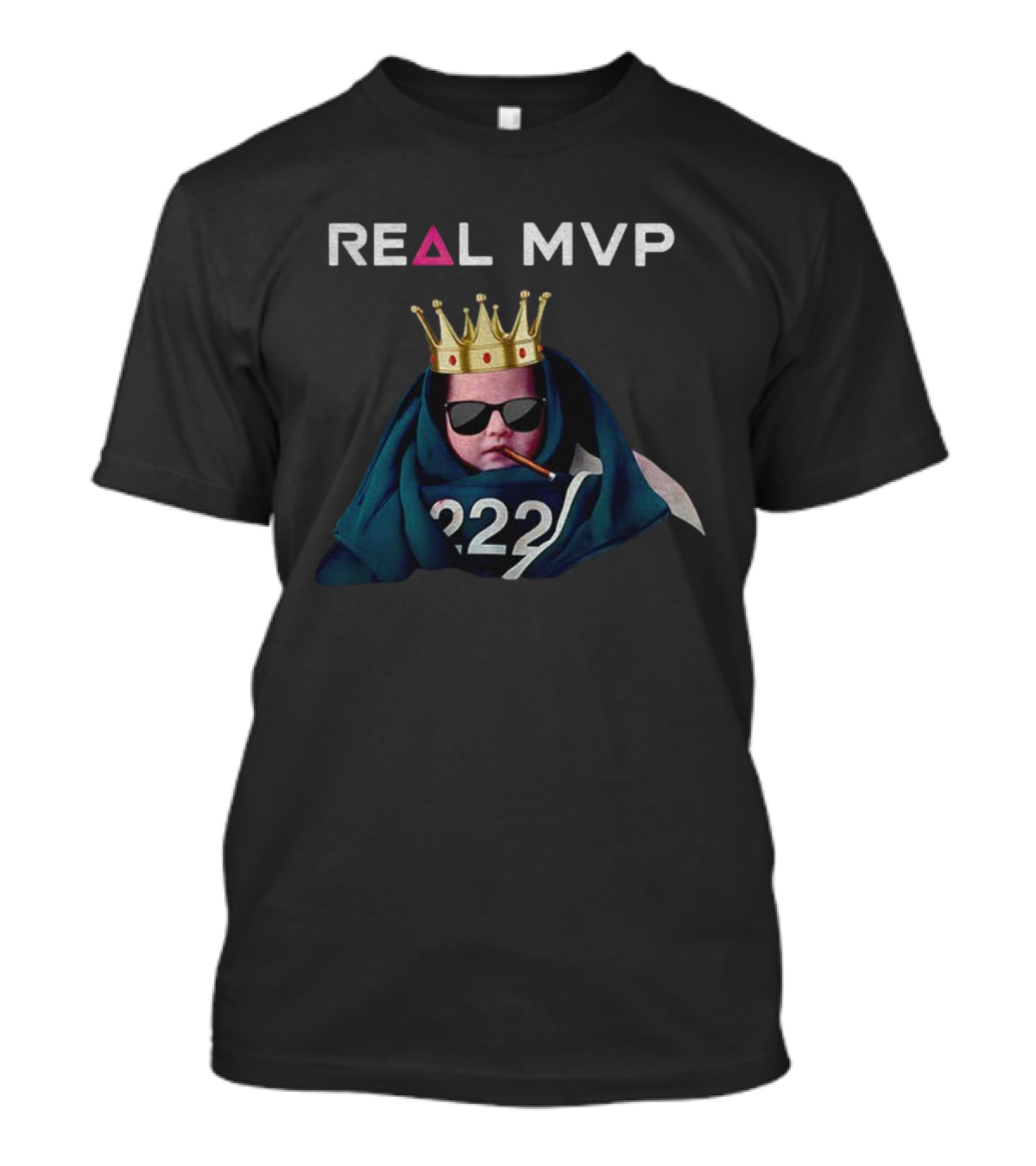Real MVP Player 222 Baby Meme Squid K-Drama T-Shirt