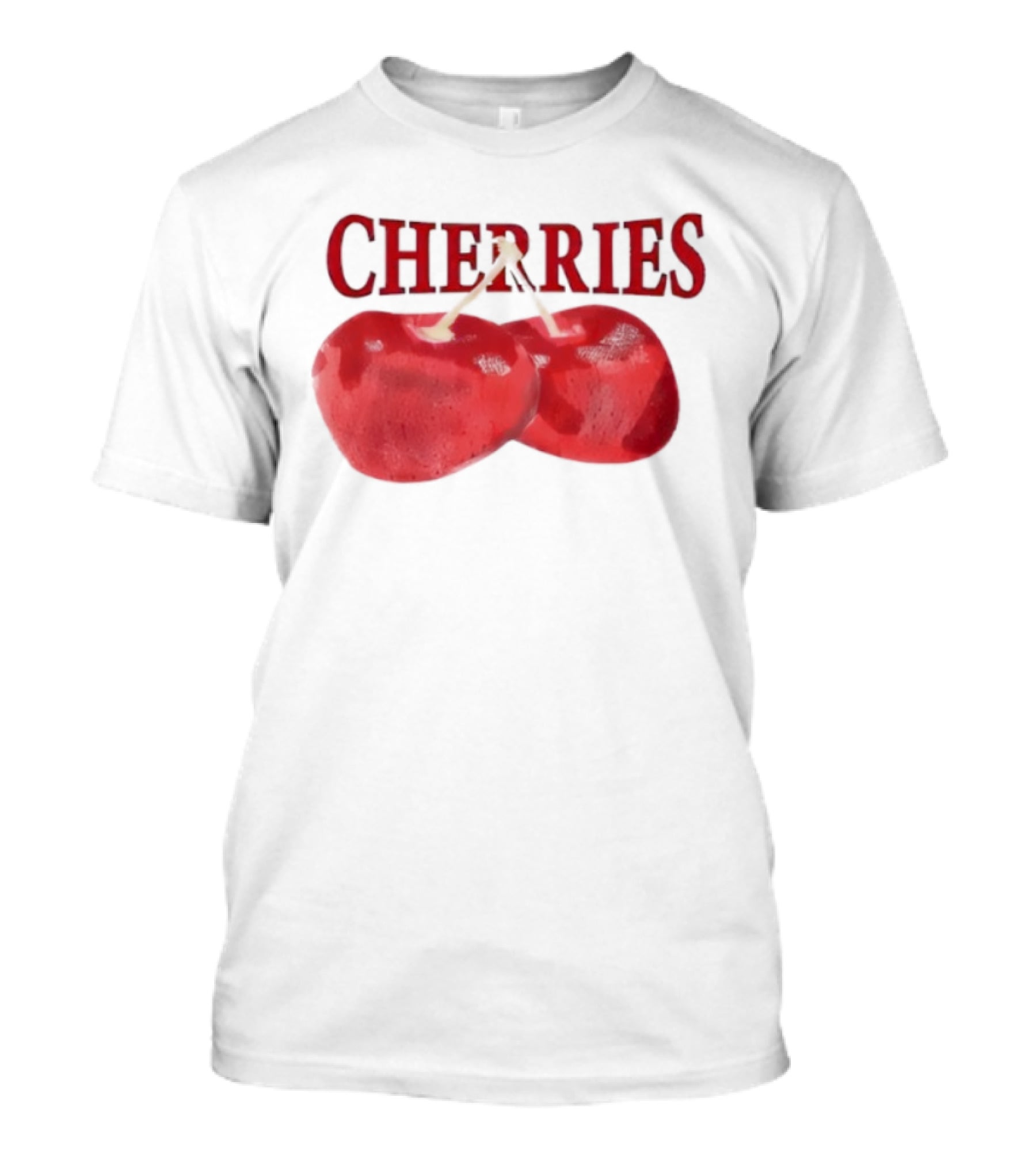 Cherry Daddy Issues Cherries Double Fruit Image T-Shirt
