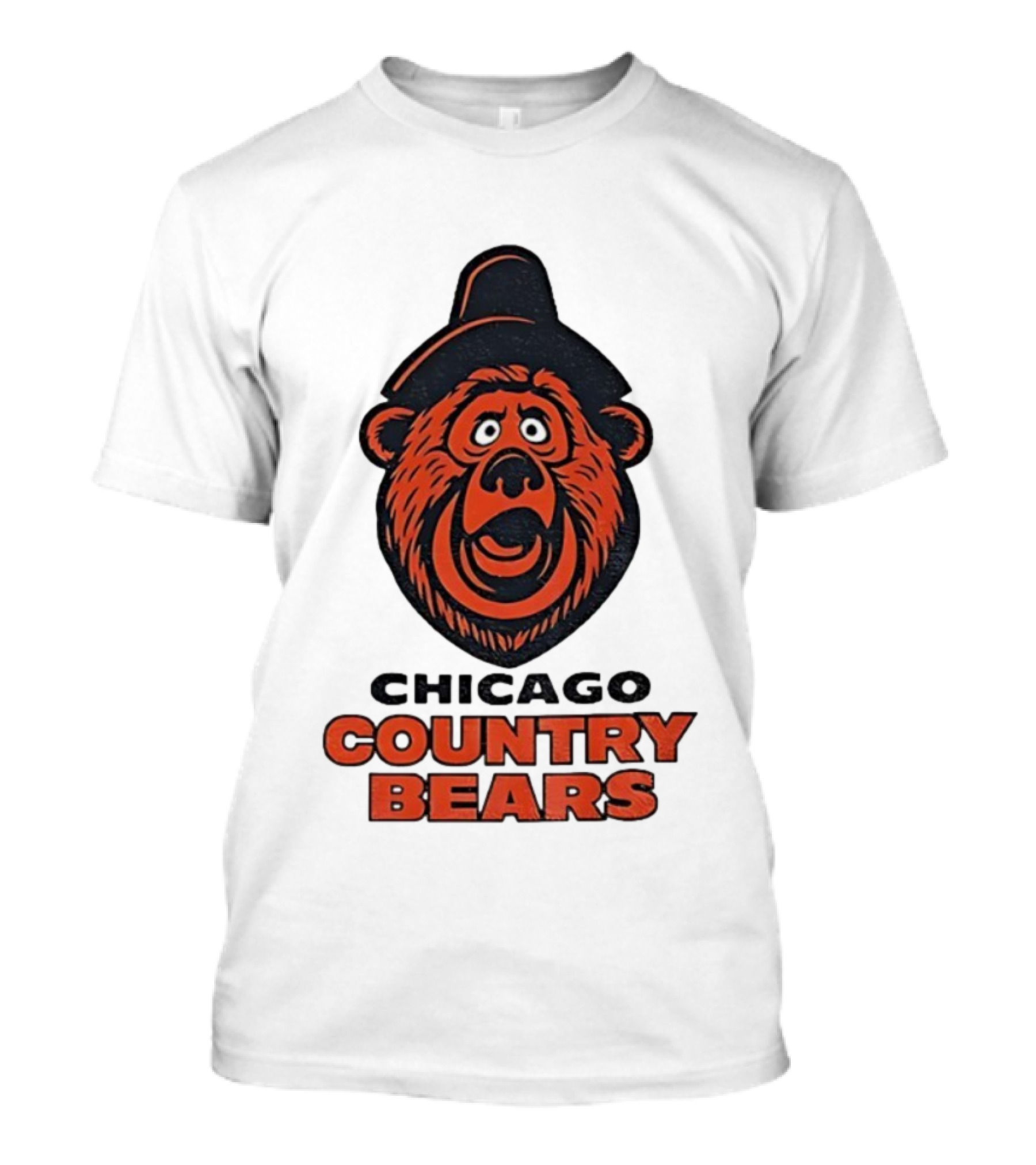 Chicago Country Bears Vintage Inspired Sports Logo T-Shirt