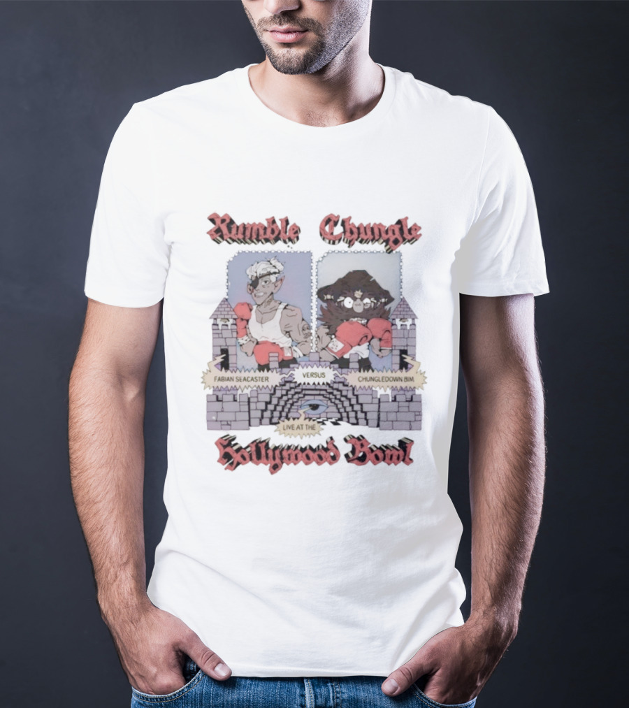 Rumble Chungle Fabian Seacaster Hollywood Bowl Live Chingledown Bim Dropout T-Shirt