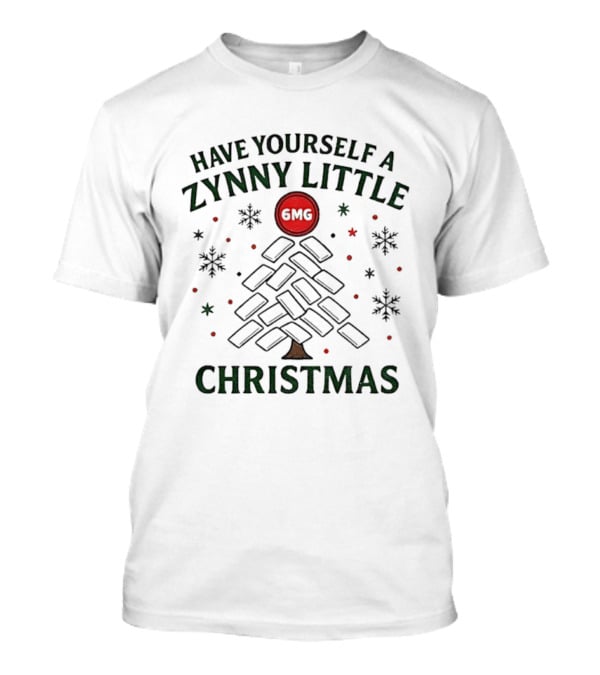 Have Yourself A Zynny Little Christmas ZMC Snowflakes Tree T-Shirt